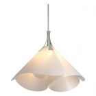 Hubbardton Forge Mobius Large Pendant in Sterling, Spun Frost (SH)