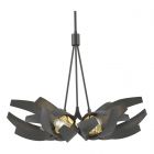 Hubbardton Forge Corona Brass Accent Pendant in Black