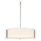 Hubbardton Forge Impressions Pendant in Sterling, Opal Glass (GG)