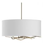 Hubbardton Forge Brindille Drum Shade Pendant in Soft Gold 137665-1265