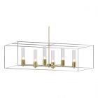 Hubbardton Forge Portico Pendant in Modern Brass 138940-1929