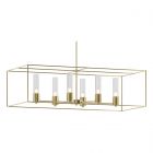 Hubbardton Forge Portico Pendant in Modern Brass 138940-1935