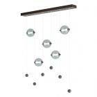 Hubbardton Forge Abacus 5-Light LED Pendant in Oil Rubbed Bronze 139050-1021