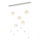 Hubbardton Forge Abacus 5-Light LED Pendant in Sterling 139050-1018