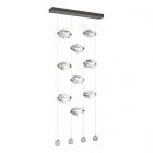 Hubbardton Forge Gatsby 9-Light LED Pendant in Natural Iron