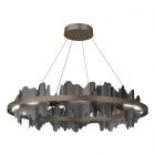 Hubbardton Forge Hildene Circular LED Pendant in Bronze 139653-1013