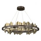Hubbardton Forge Hildene Circular LED Pendant in Bronze 139653-1126