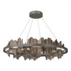 Hubbardton Forge Hildene Circular LED Pendant in Dark Smoke 139653-1019
