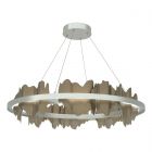 Hubbardton Forge Hildene Circular LED Pendant in Vintage Platinum 139653-1071