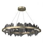 Hubbardton Forge Hildene Circular LED Pendant in Soft Gold 139653-1076