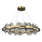 Hubbardton Forge Hildene Circular LED Pendant in Modern Brass 139653-1124
