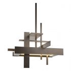 Hubbardton Forge Planar Small LED Pendant in Bronze