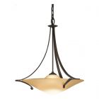 Hubbardton Forge Antasia Pendant in Bronze, Sand Glass (SS)