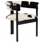 Interlude Home Darcy Dining Chair in Spotted Hide