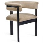 Interlude Home Darcy Dining Chair in Black/ Fawn