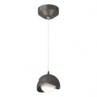Hubbardton Forge Brooklyn Double Shade Low Voltage Mini Pendant in Oil Rubbed Bronze 161183-1029