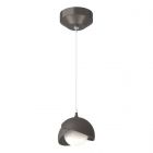 Hubbardton Forge Brooklyn Double Shade Low Voltage Mini Pendant in Oil Rubbed Bronze 161183-1031
