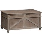 Liberty Furniture Parkland Falls Storage Trunk in Weathered Taupe