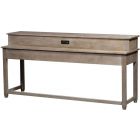Liberty Furniture Parkland Falls Console Bar Table in Weathered Taupe