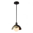 Hubbardton Forge Brooklyn Double Shade Mini Pendant in Oil Rubbed Bronze 181183-1053