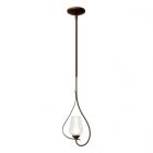 Hubbardton Forge Flora Up Light Mini Pendant in Bronze