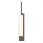 Hubbardton Forge Axis Mini Pendant in Bronze, Opal Glass (GG)