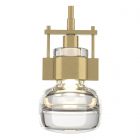 Hubbardton Forge Cuff Small Mini Pendant in Modern Brass