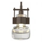 Hubbardton Forge Cuff Mini Pendant in Bronze, Clear Glass (ZM)