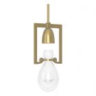 Hubbardton Forge Apothecary Mini Pendant in Modern Brass