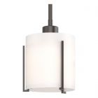 Hubbardton Forge Exos Small Mini Pendant in Oil Rubbed Bronze