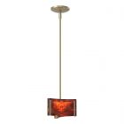 Hubbardton Forge Exos Delta Mini Pendant in Soft Gold 188100-1158
