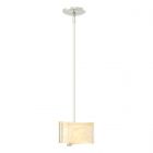 Hubbardton Forge Exos Delta Mini Pendant in Sterling 188100-1159