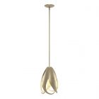 Hubbardton Forge Pental Mini Pendant in Soft Gold