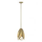 Hubbardton Forge Pental Mini Pendant in Modern Brass