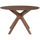 Liberty Furniture Space Savers Round Pedestal Dining Table in Satin Walnut