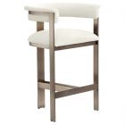 Interlude Home Darcy Counter Stool in Shell