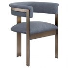 Interlude Home Darcy Dining Chair in Azure