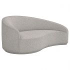 Interlude Home Dana Classic Left Chaise in Rock