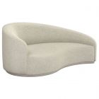 Interlude Home Dana Classic Left Chaise in Wheat