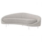 Interlude Home Ava Right Sofa in Rock