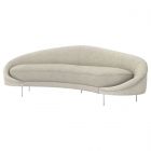 Interlude Home Ava Right Sofa in Wheat