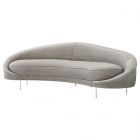 Interlude Home Ava Right Sofa in Feather
