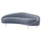 Interlude Home Ava Right Sofa in Azure