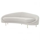 Interlude Home Ava Right Sofa in Cameo