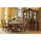 A.R.T. Furniture Old World 7pc Double Pedestal Dining Set in Medium Brown (GIMS) (In Stock - While It Lasts)