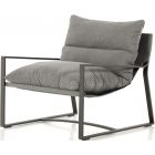 Four Hands Solano Avon Outdoor Sling Chair - Venao Charcoal (CL1A) - CLEARANCE SALE