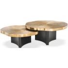 Eichholtz Coffee Table Thousand Oaks in Brass - Set of 2