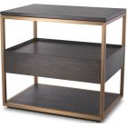 Eichholtz Side Table Parker in Mocha Straight Oak Veneer (Promo)