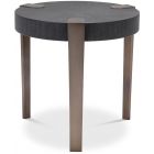 Eichholtz Side Table Oxnard in Charcoal Grey Oak Veneer