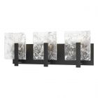 Hubbardton Forge Arc 3-Light Bath Sconce in Black
